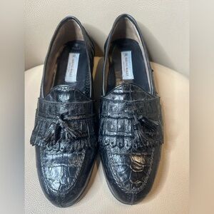 Black Tassel Loafers